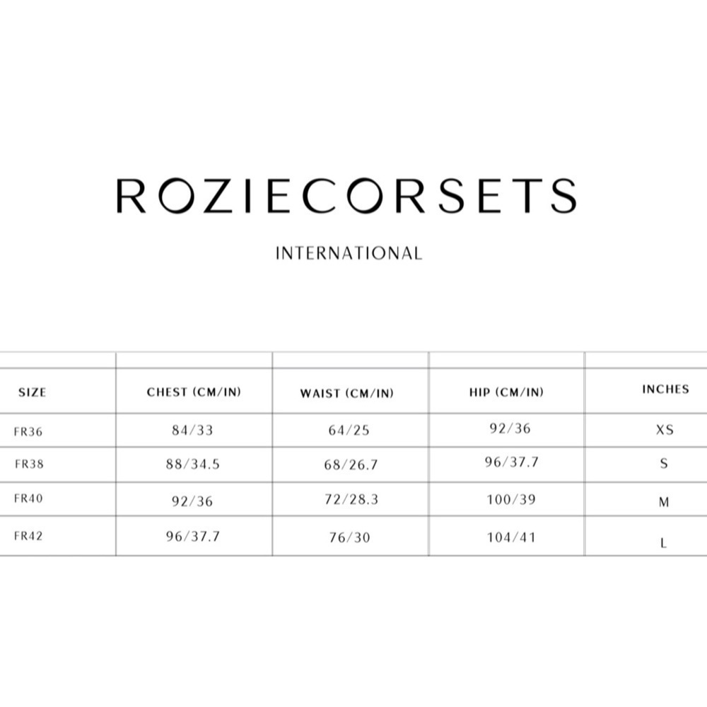 ROZIE CORSETS Crepe & Tulle Corset Fuchsia Pink FR 36 XS - Picture 9 of 12